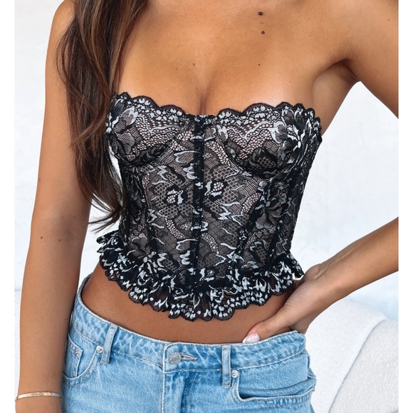 White Fox Save Your Tears Bustier - Picture 3 of 3